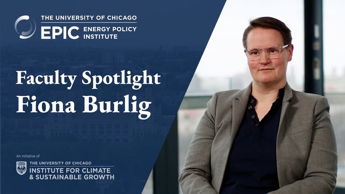 Faculty Spotlight: Fiona Burlig
