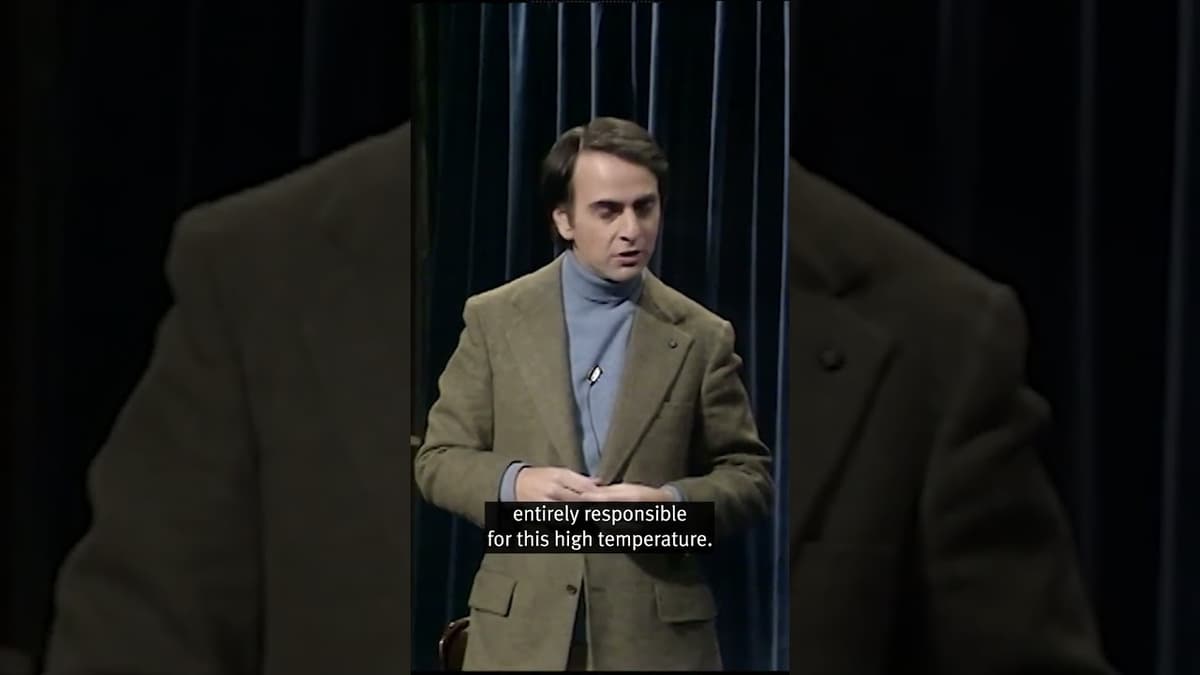 Why You Wouldn't Vacation on Venus - with Carl Sagan #shorts #space #science #venus #spacetravel