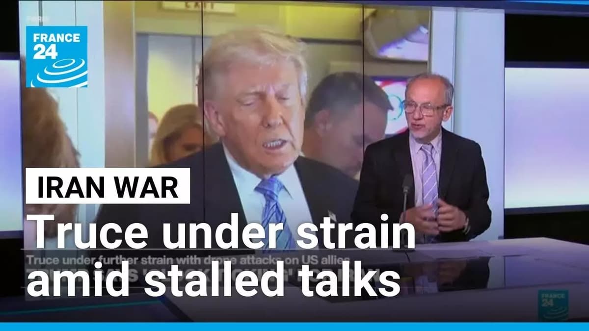 Us-Iran Truce Under Strain Amid Stalled Talks and Attacks on US Allies • FRANCE 24 English