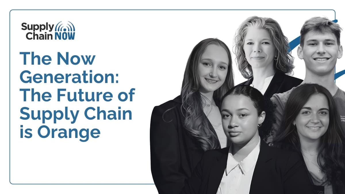 The Now Generation: The Future of Supply Chain Is Orange