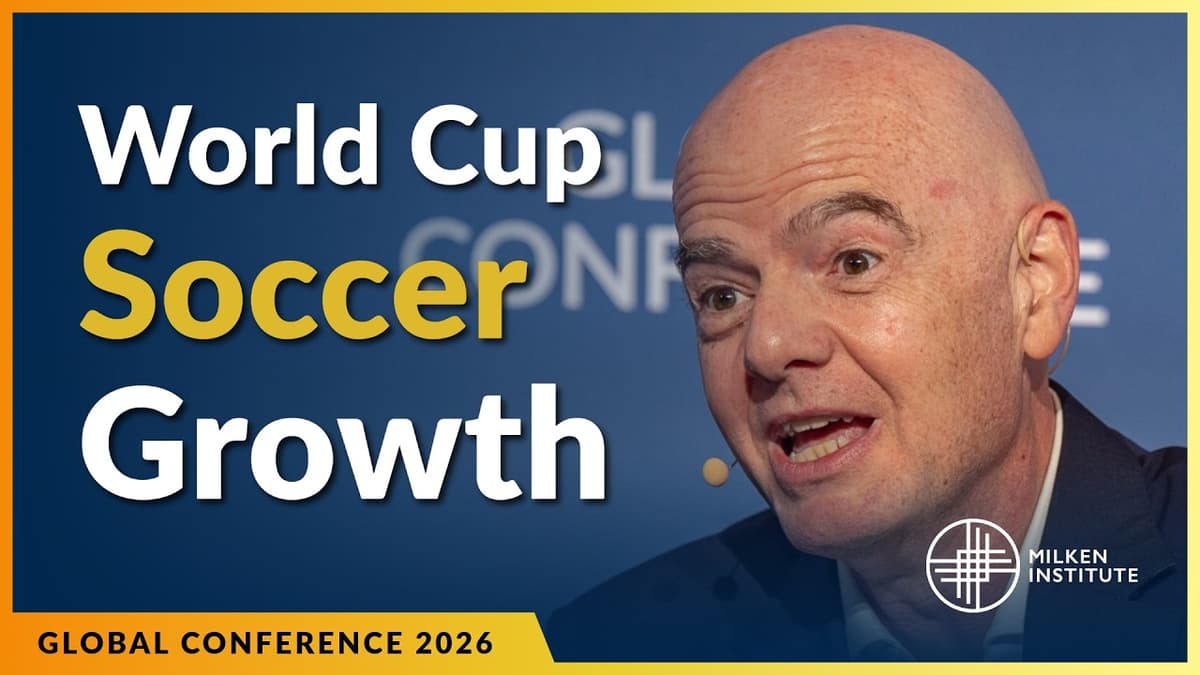 A Conversation with FIFA President Gianni Infantino | Global Conference 2026