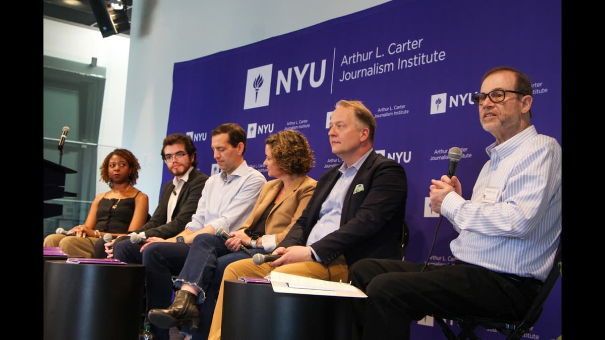 Collier Journalism Ethics Panel: Publishing in The Face of Opposition
