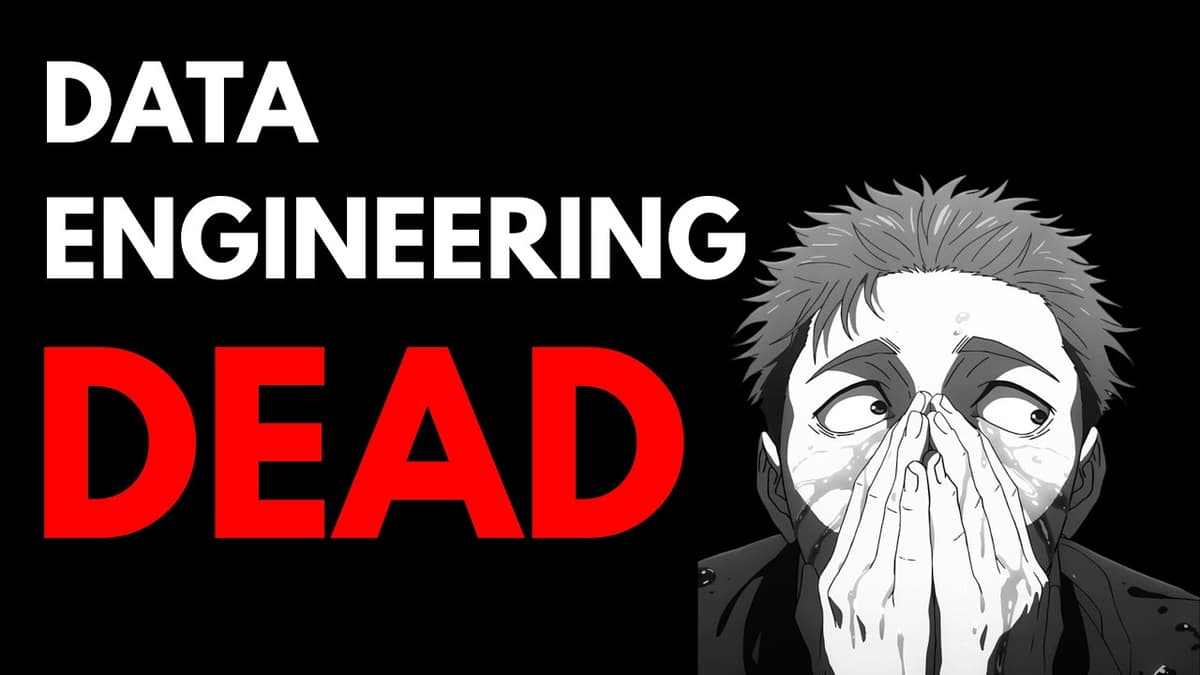Data Engineering Is Dead (Again)