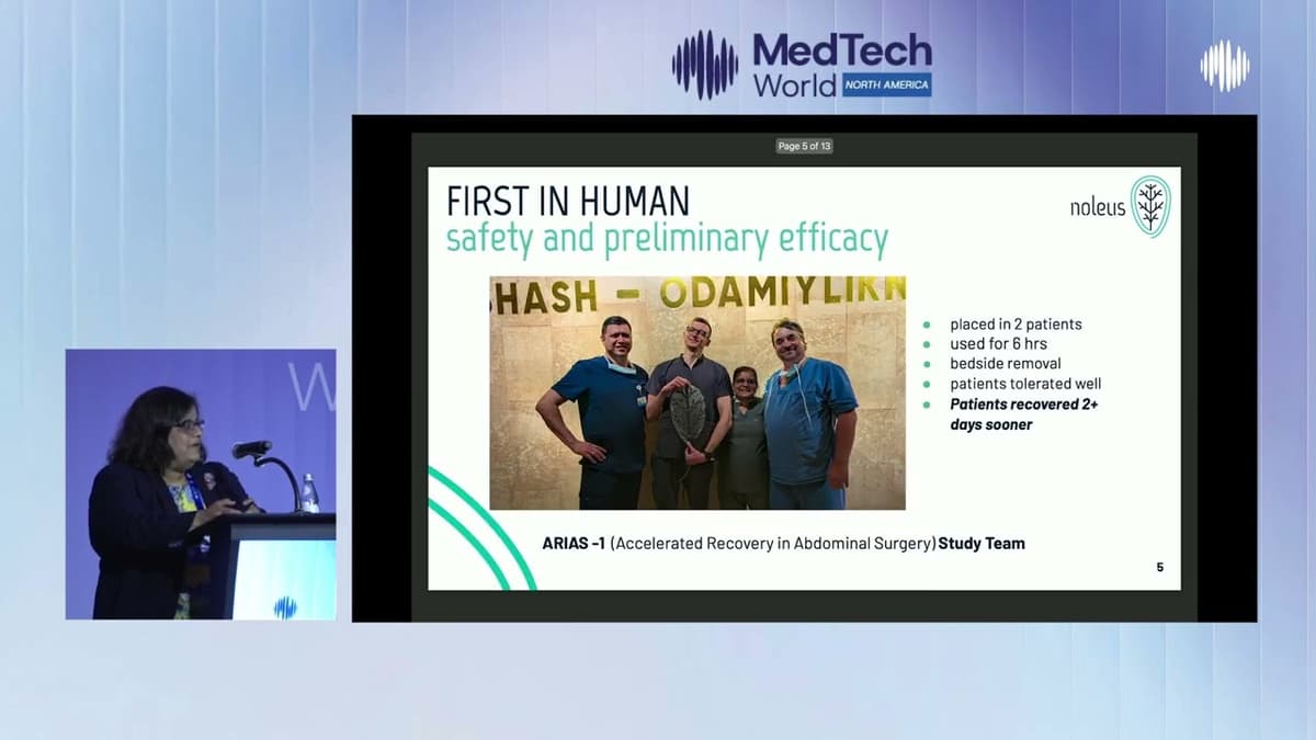 Noleus Technologies: Accelerating Recovery After Abdominal Surgery | MTW North America 2026