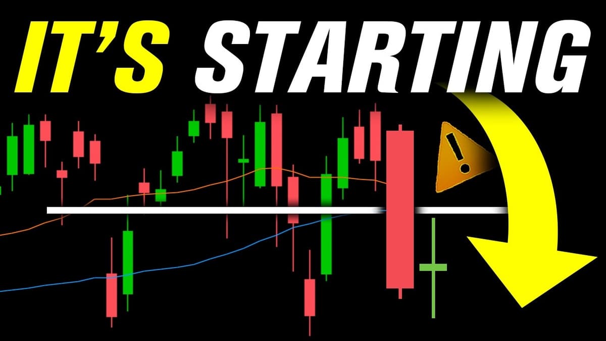 The Market Crash Is Here...