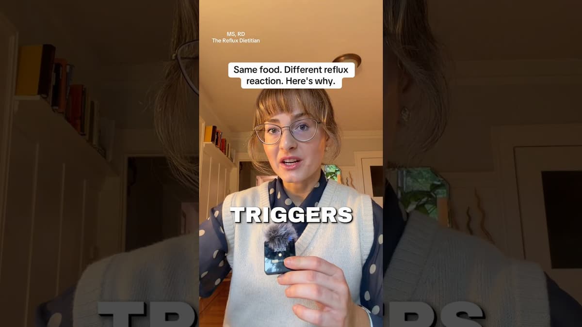 Same Food. Different Reflux Reaction. Here’s Why.