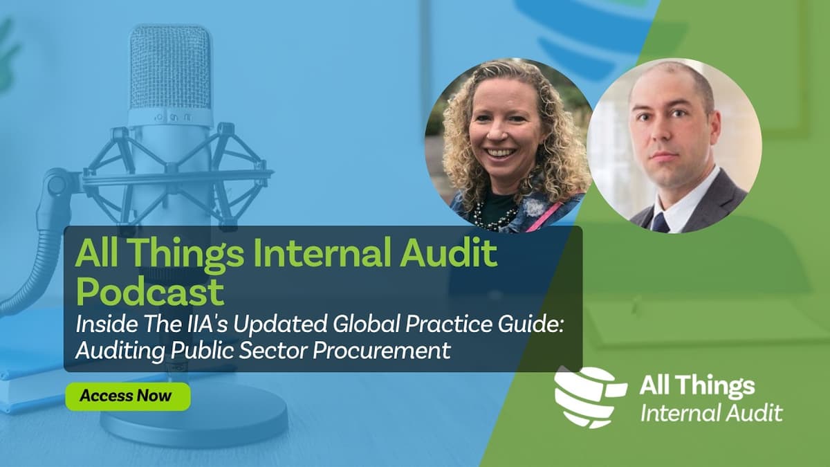 Auditing Public Sector Procurement: What’s New in The IIA Guide