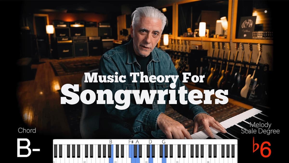 Music Theory For Songwriters - 30 Minute Full Lesson