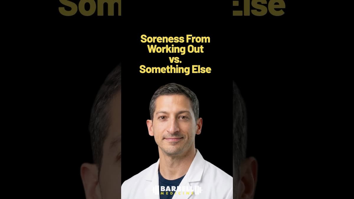 Soreness Vs. Something Else