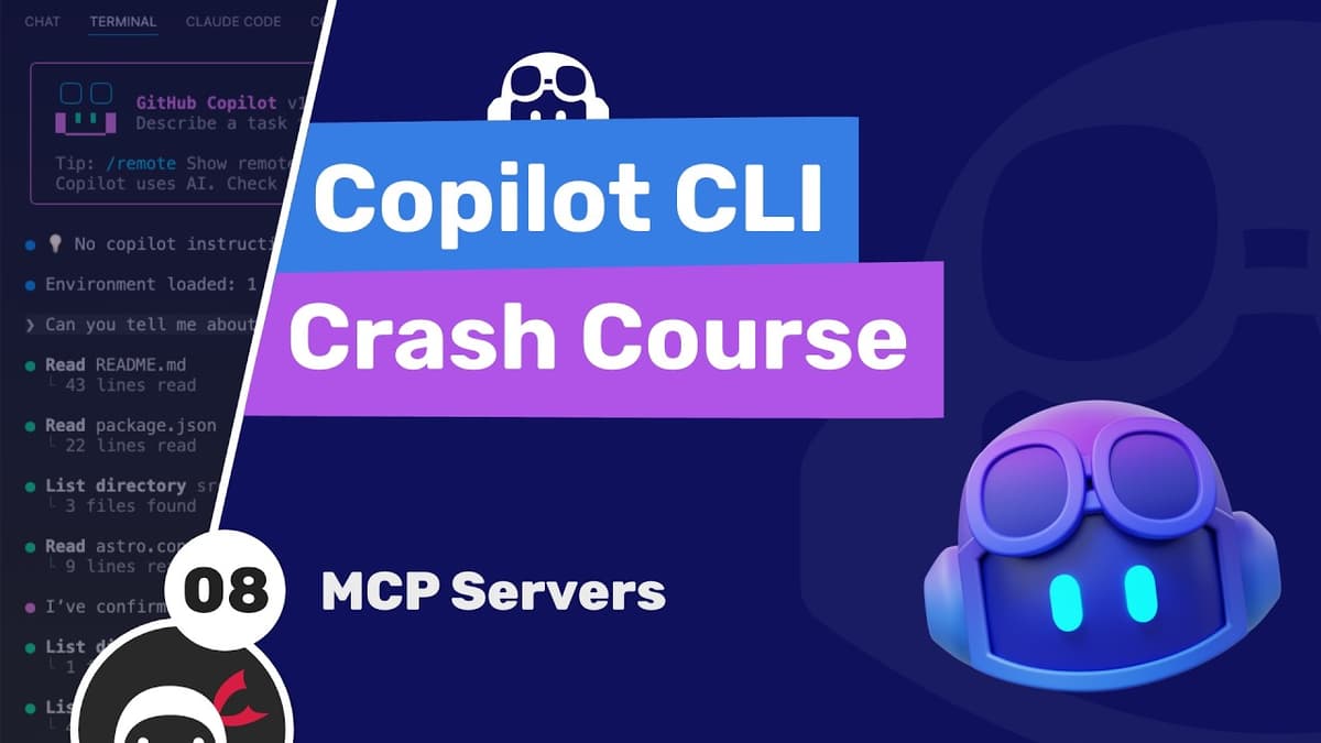 Copilot CLI Tutorial #8 - MCP Servers