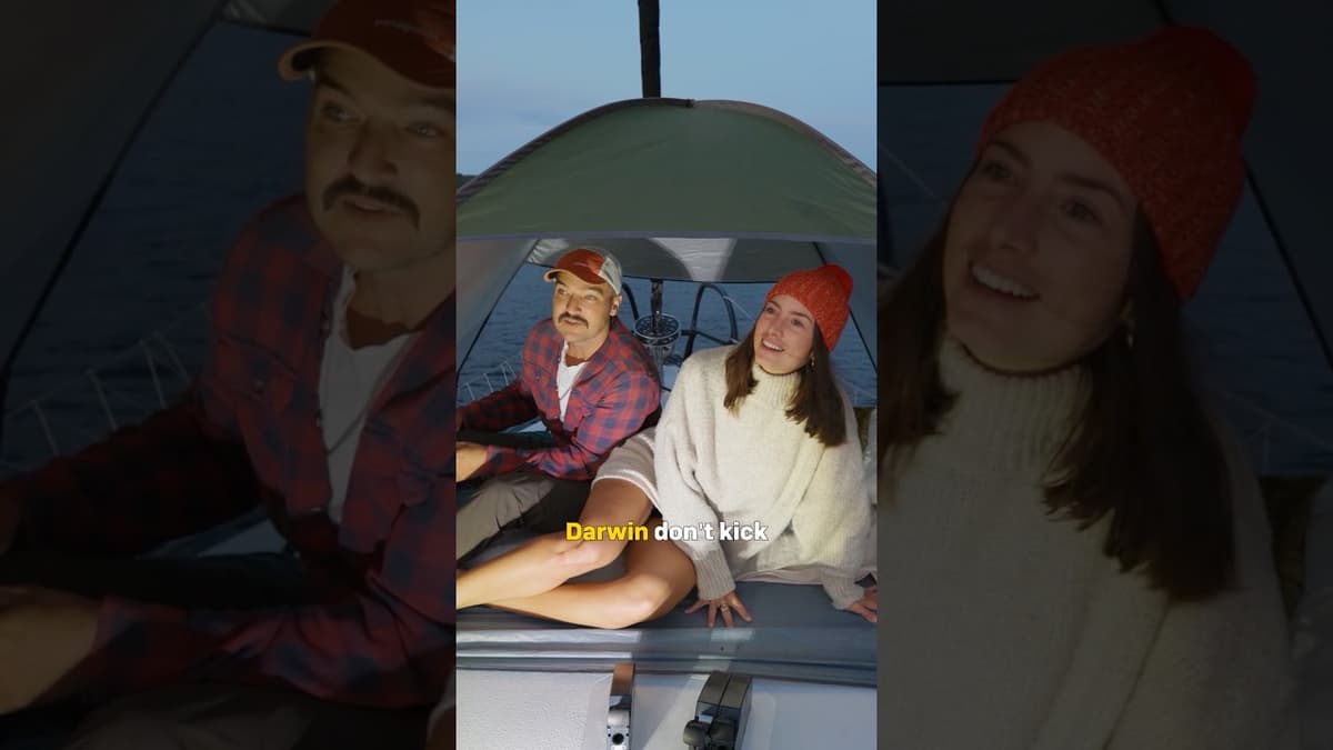 Sailboat Camping Under the Stars ✨ #camping #travel