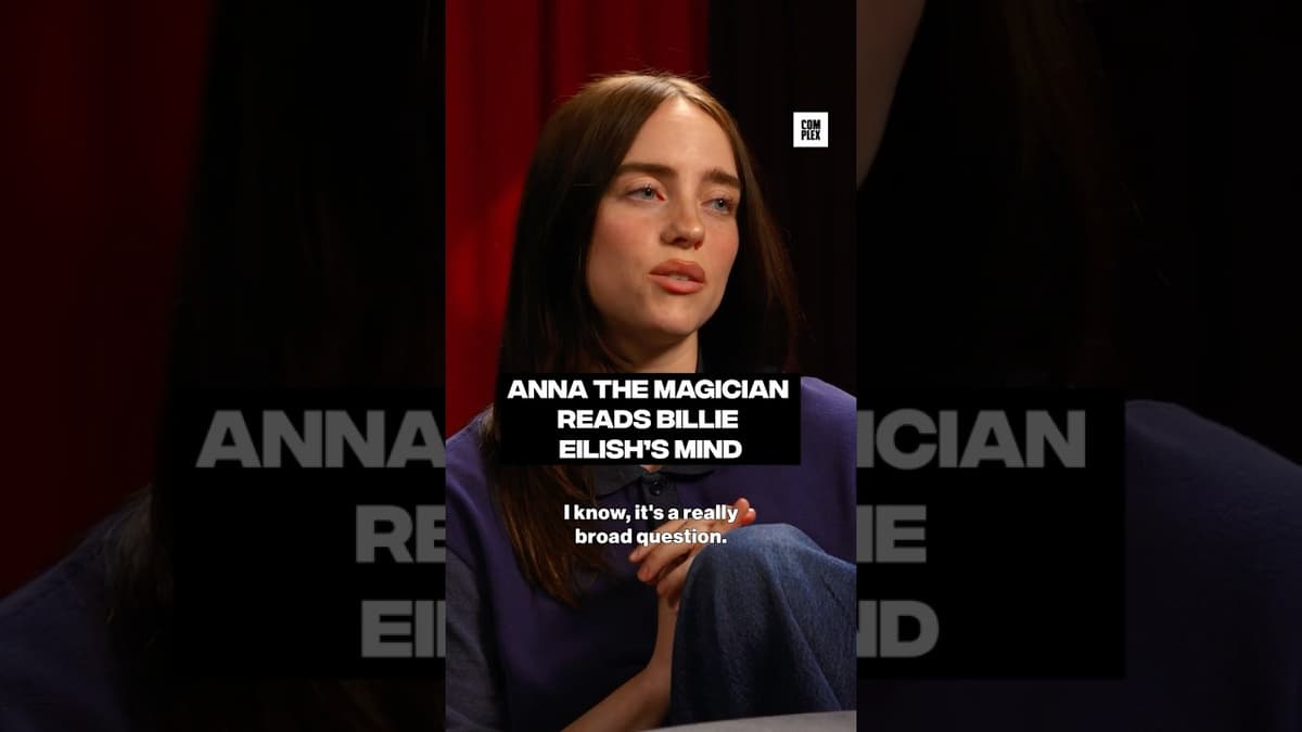 Anna the Magician Reads Billie Eilish’s Mind 😳🎩 #IWAM
