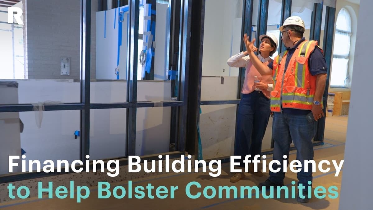 Financing Building Efficiency to Help Bolster Communities