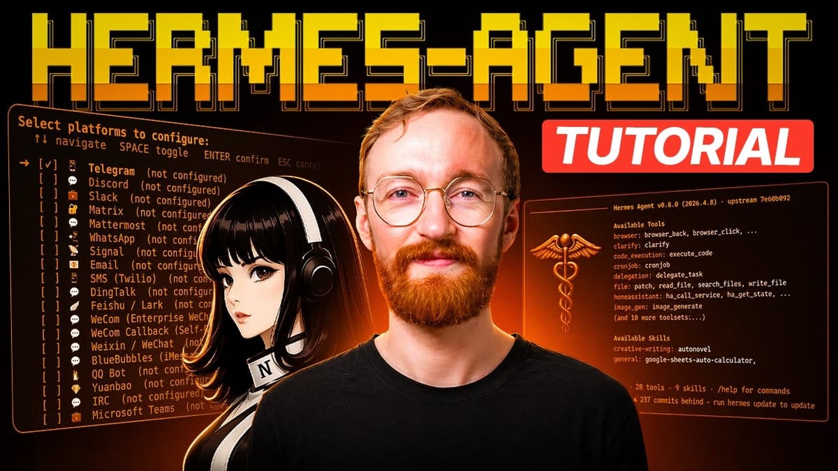 Hermes Agent Tutorial for Beginners - Step by Step