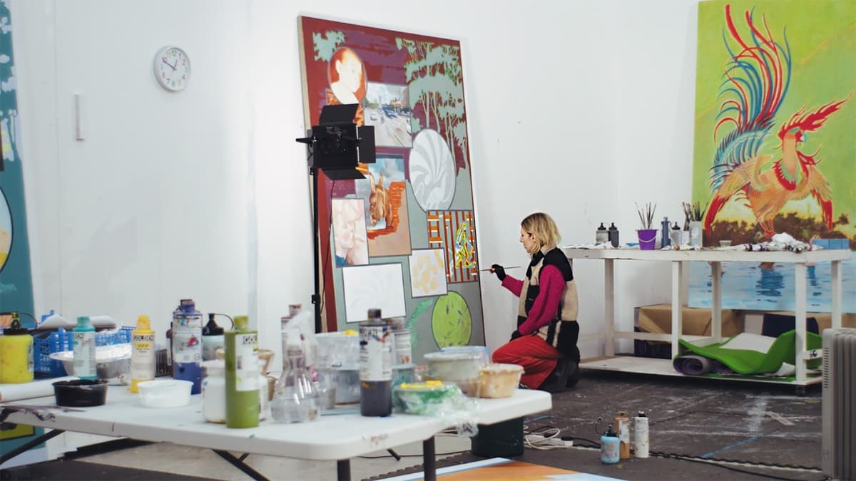 Artist Allison Katz: ”Painting Is Like a River Flowing.”