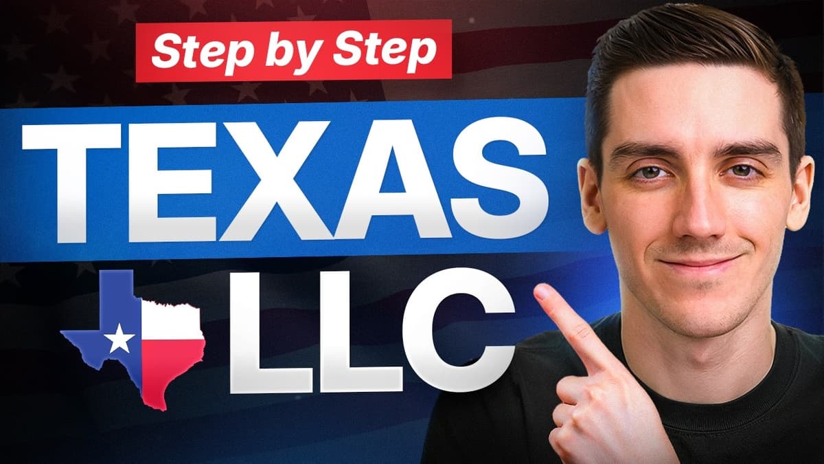How to Start an LLC in Texas in 2026 (Step-by-Step)