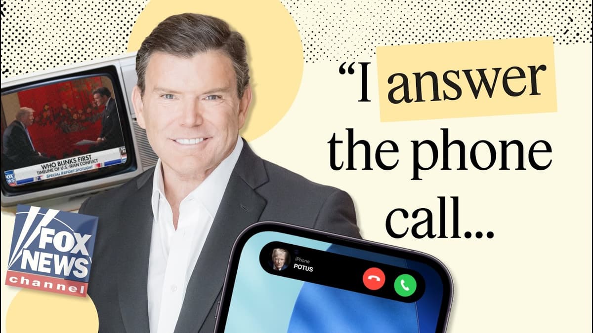 Bret Baier On Answering Trump's Calls, 2028 Predictions, & Making The Case For Civility
