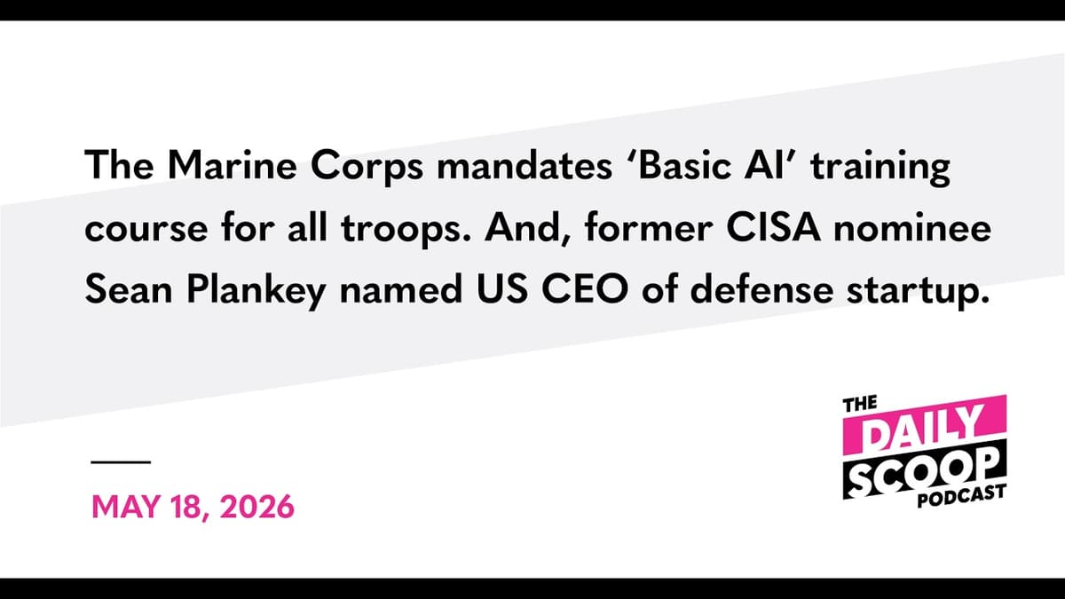 The Marine Corps Mandates ‘Basic AI’ Training Course for All Troops
