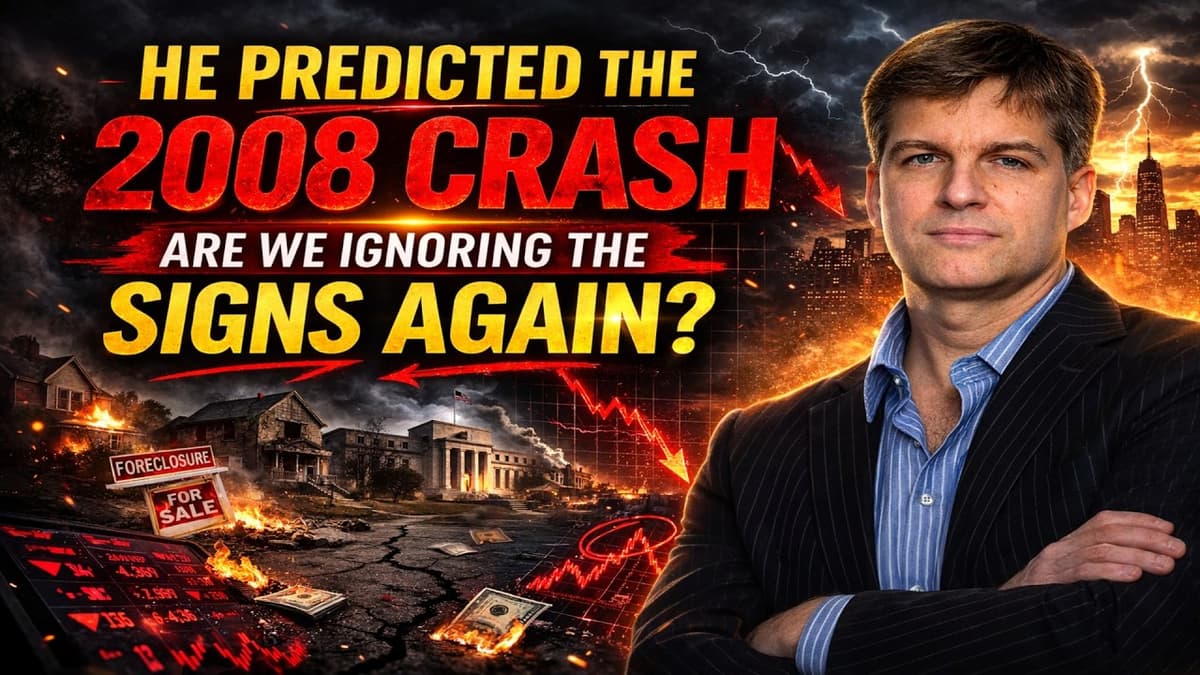 The Man Who Predicted 2008… Is It Happening Again?