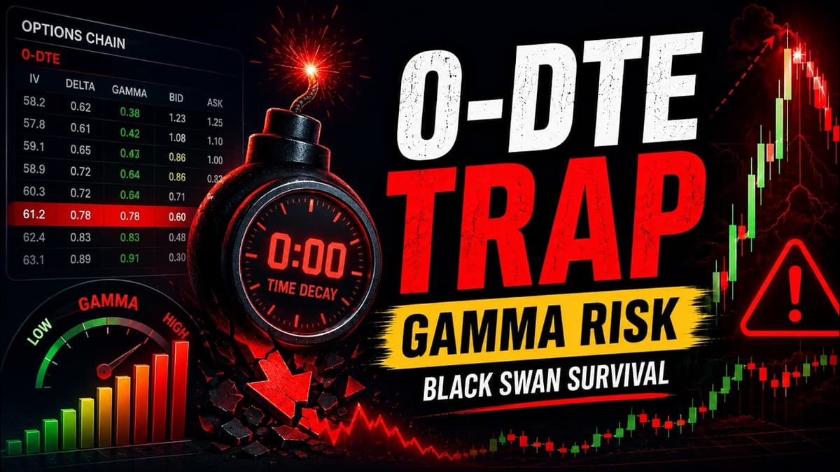 The 0-DTE Options Trap: Gamma Risk, Gap Risk & Black Swan Survival