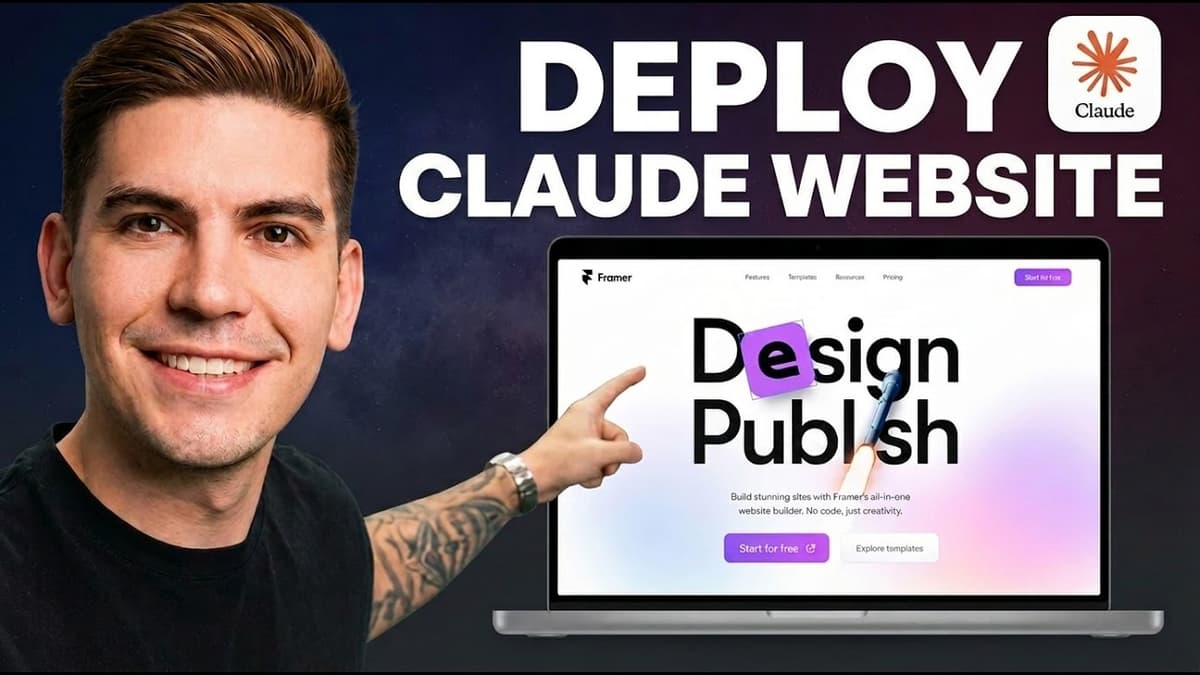 Deploy Claude AI Websites Like a Pro + Database Included (No Coding)