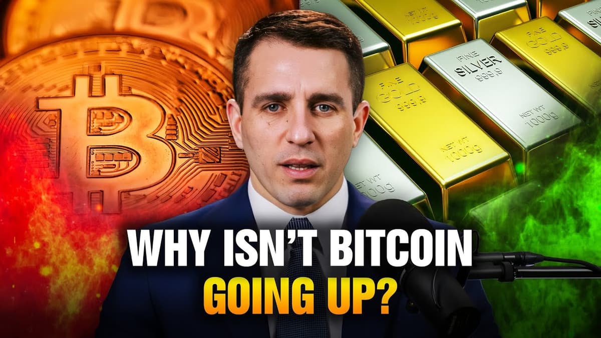 Why Isn't Bitcoin Going Up While Gold & Silver Are Surging?