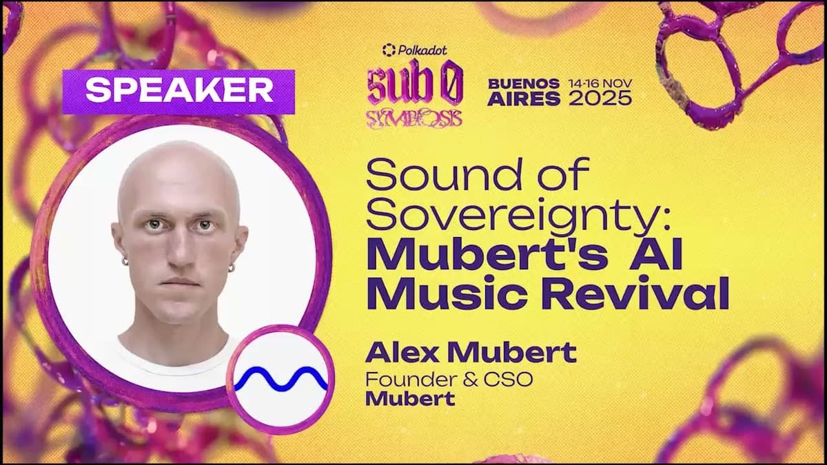 Sound of Sovereignty: Mubert's AI Music Revival | Sub0 2025