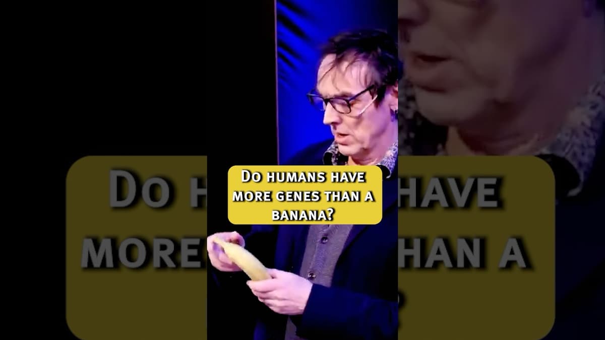 Do Humans Have More Genes than a Banana? With Phillip Ball #shorts #genetics #science #phillipball