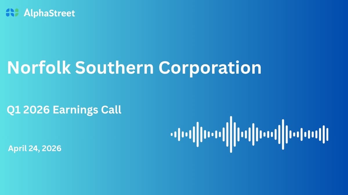 NSC Stock | Norfolk Southern Corporation Q1 2026 Earnings Call