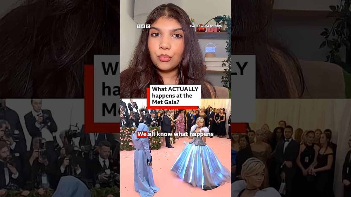 What Actually Happens at the Met Gala? #BBCNews