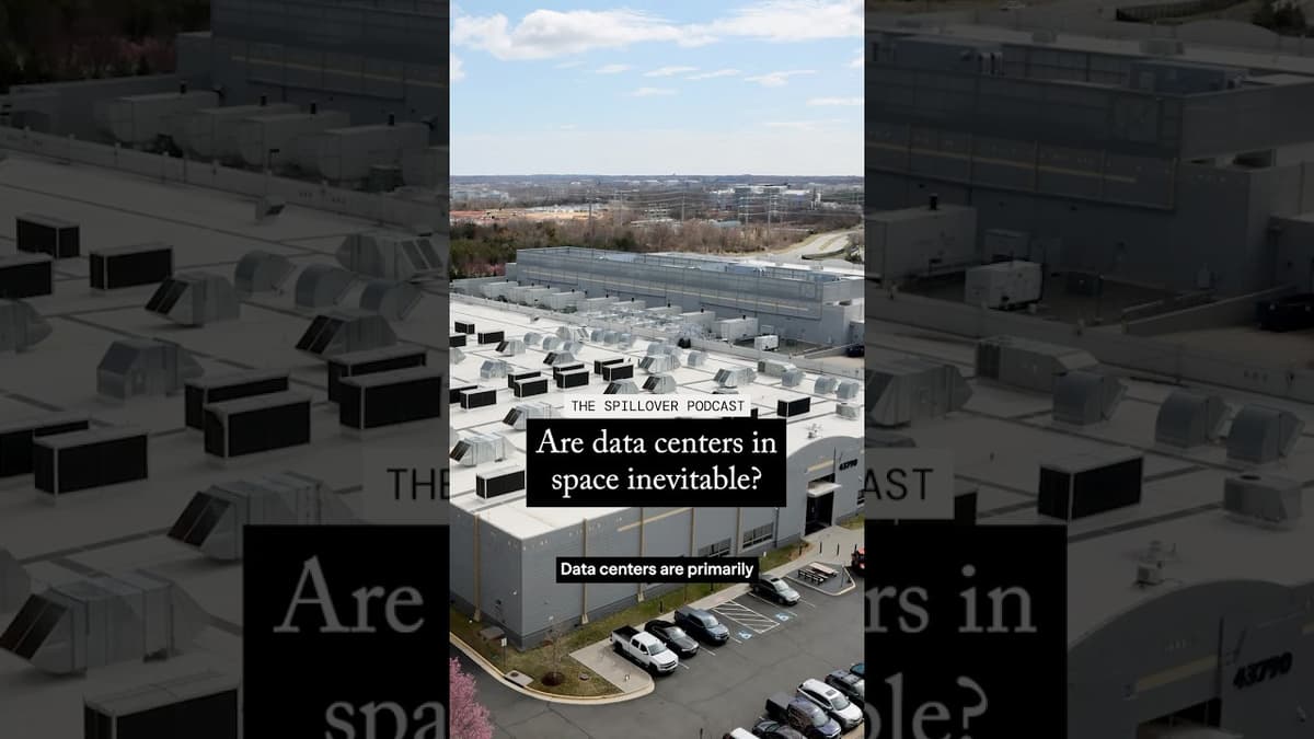 Are Data Centers in Space Inevitable?
