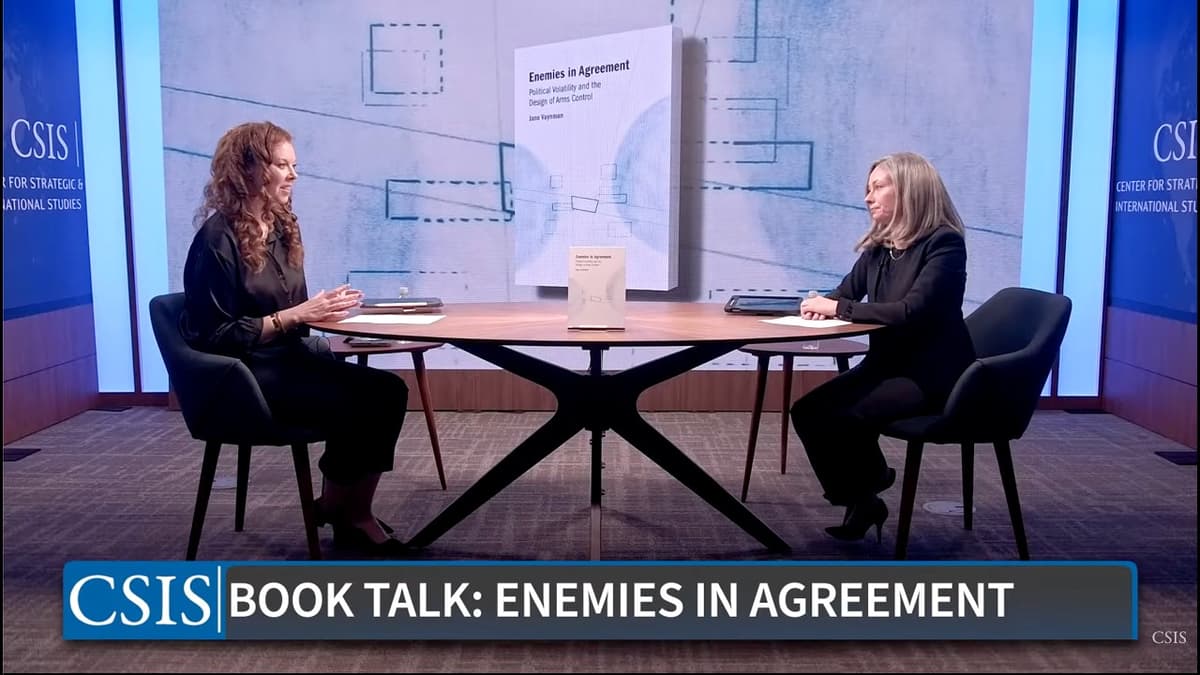 Enemies in Agreement: A Virtual Book Talk with Dr. Jane Vaynman