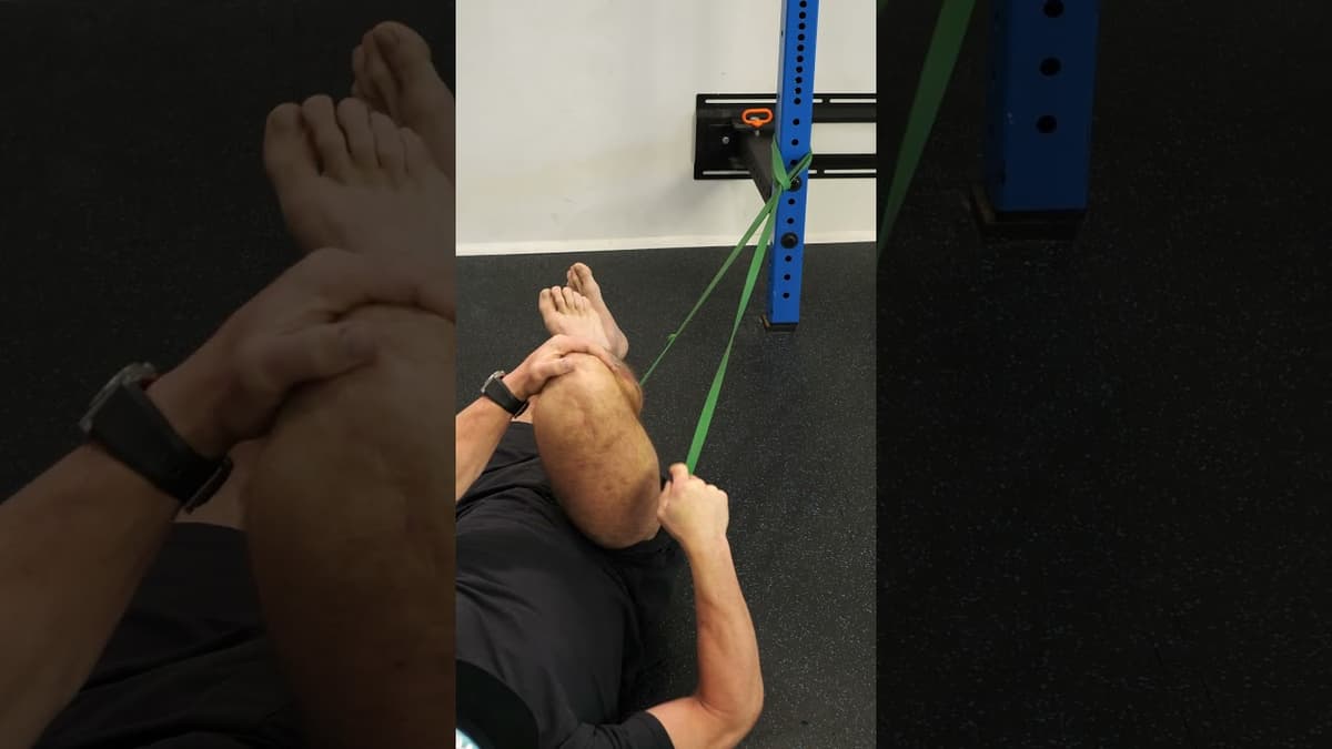 Banded Hip Flexion Drill for Stiff Hips, Deeper Squats & Better Deadlift Position (30–50 Reps)
