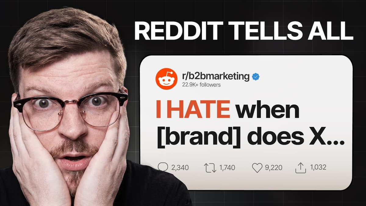 This Simple Reddit + AI Audience Research Workflow (Every Marketer Needs This)