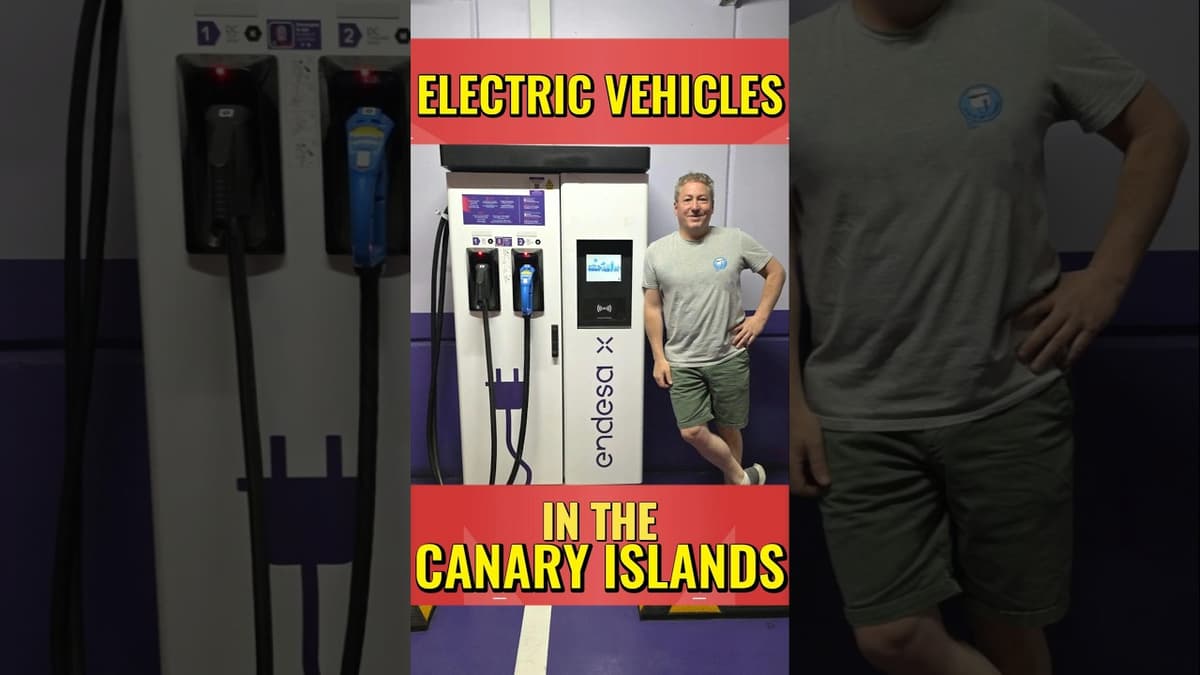 Electric Vehicle Adoption And Charging Infrastructure In Tenerife Of The Canary Islands #tenerife