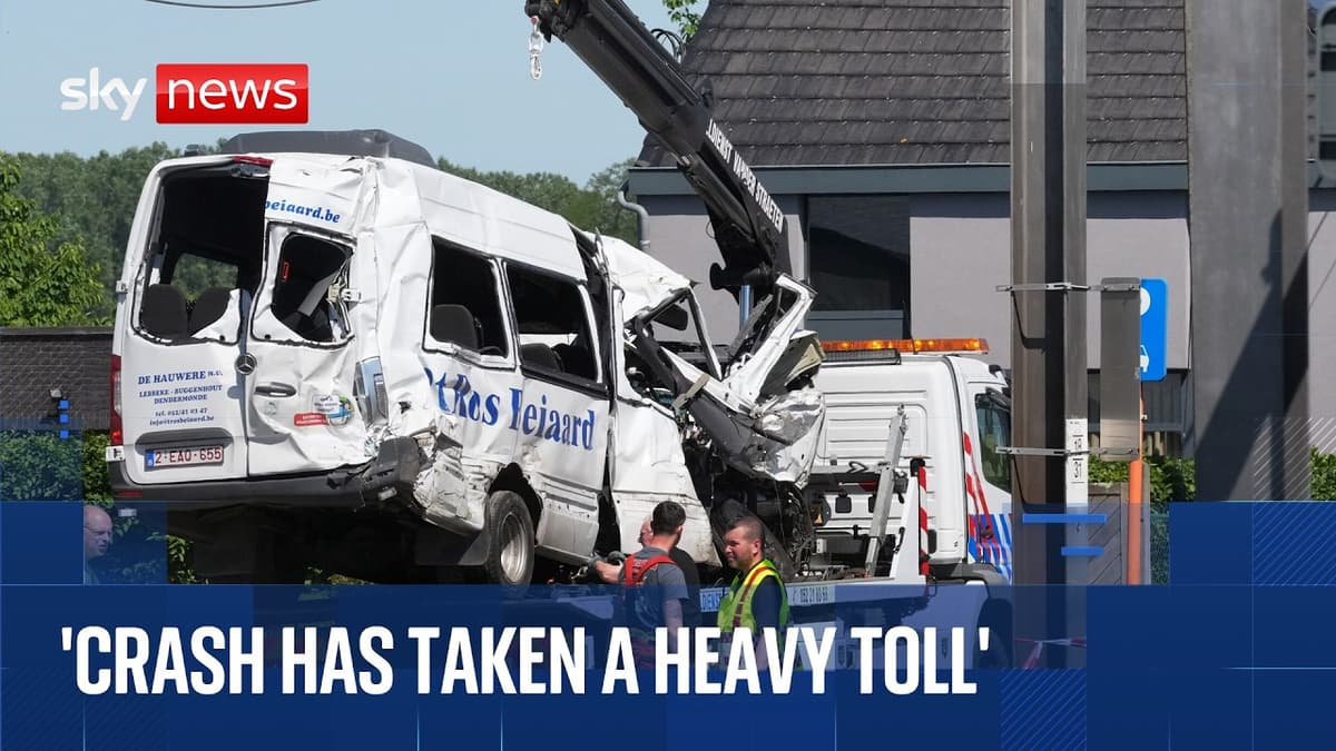 Live From Belgium After Deadly Train Collision with School Bus