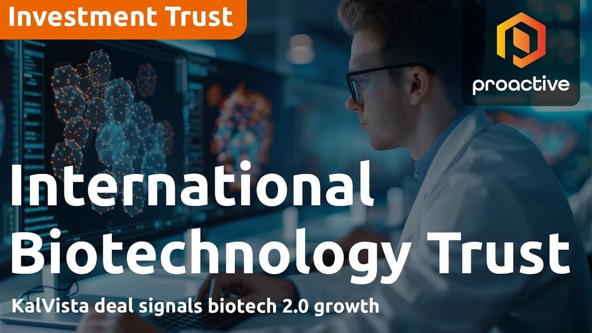 IBT Portfolio Manager Says KalVista Deal Signals Biotech 2.0 Growth