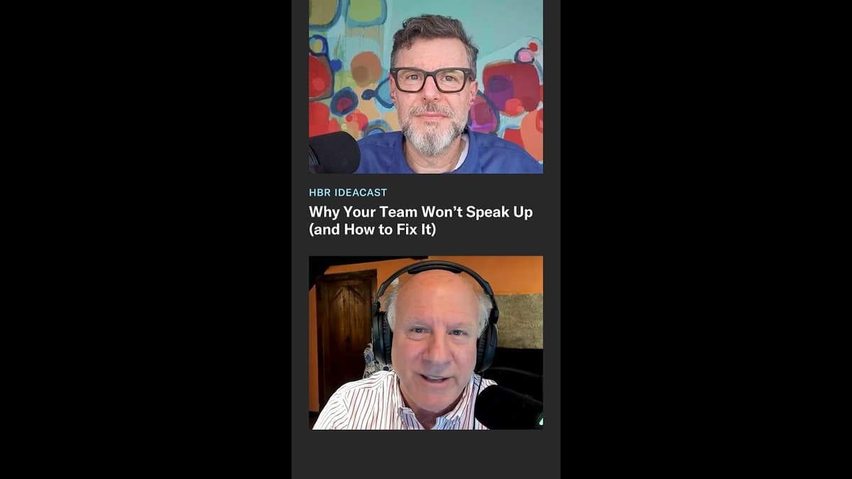 Why Your Team Won't Speak Up (and How to Fix It)