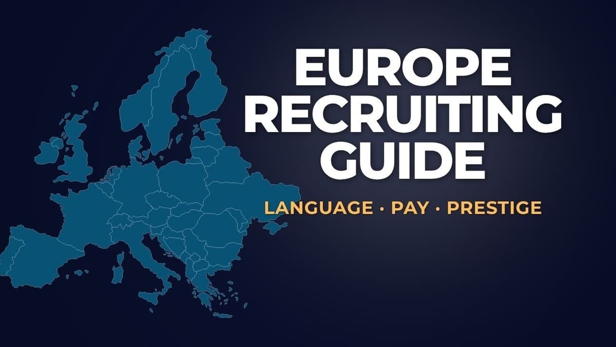 Europe Consulting Recruitment Guide – Language, Pay, and Prestige