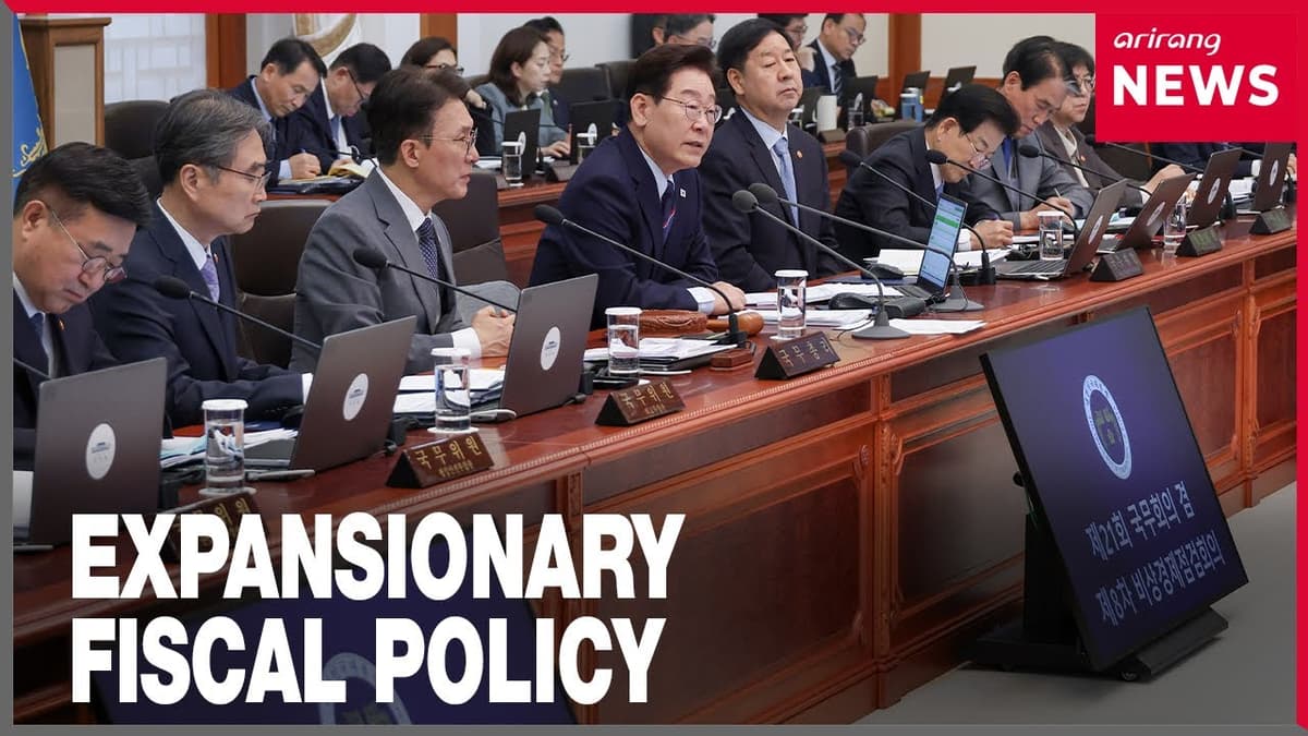 President Lee Calls for Expansionary Fiscal Policy at a Time of Crisis