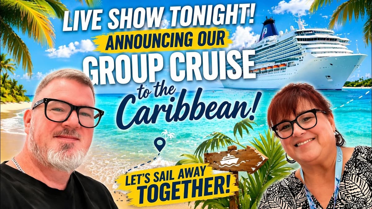 Cruise With Us! LIVE Group Cruise Announcement