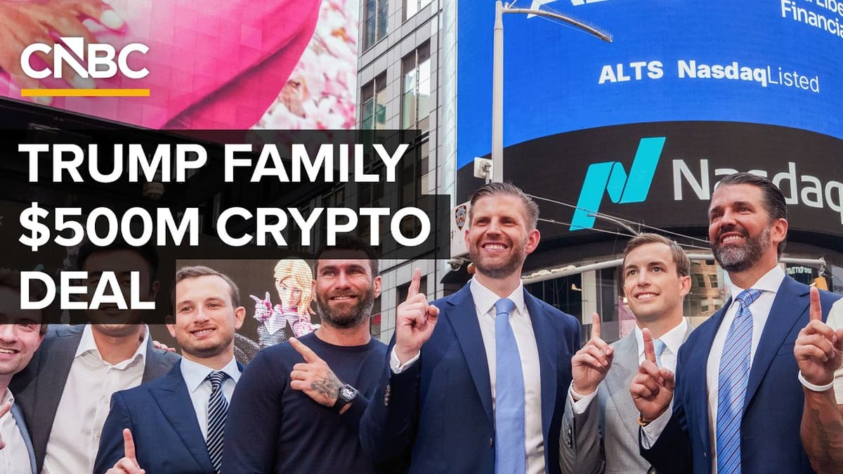 Trump Family Earned $500M From Crypto Deal While Investors Took Losses