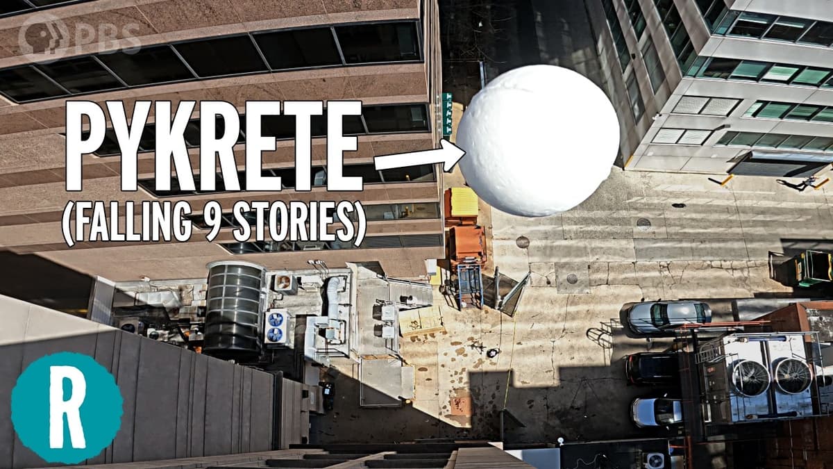 Drop Testing "Unbreakable" Ice (Pykrete)