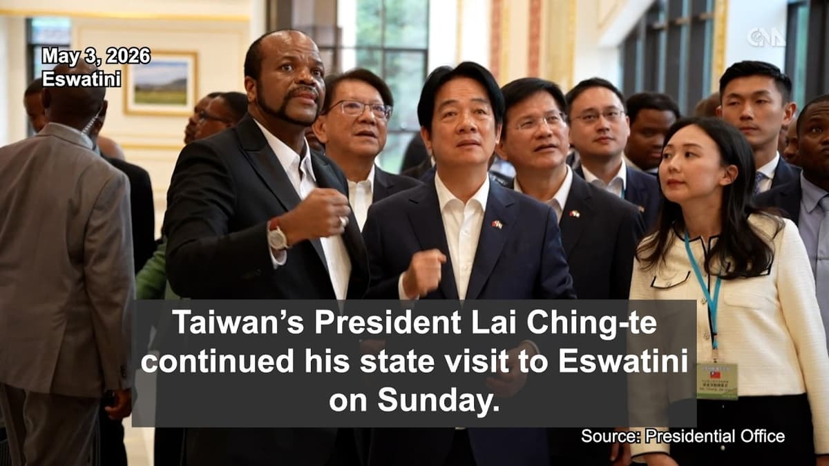 President Lai Visits Taiwan-Backed Projects in Eswatini