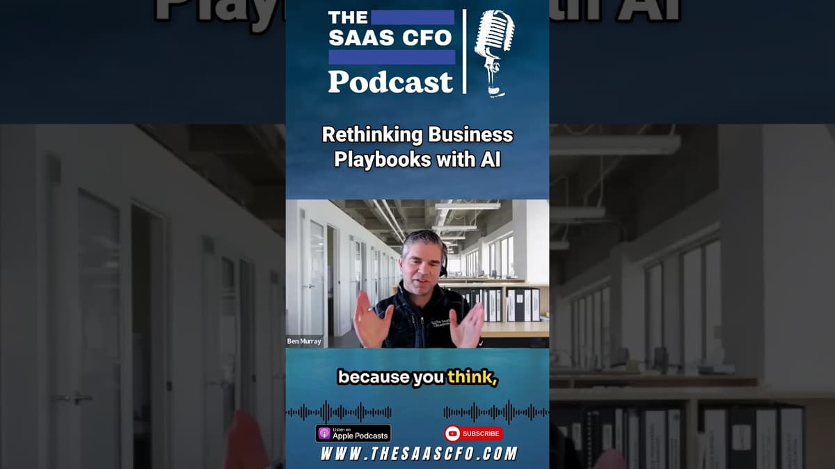 Rethinking Business Playbooks with AI #saas #podcast #shorts #stuut #ai