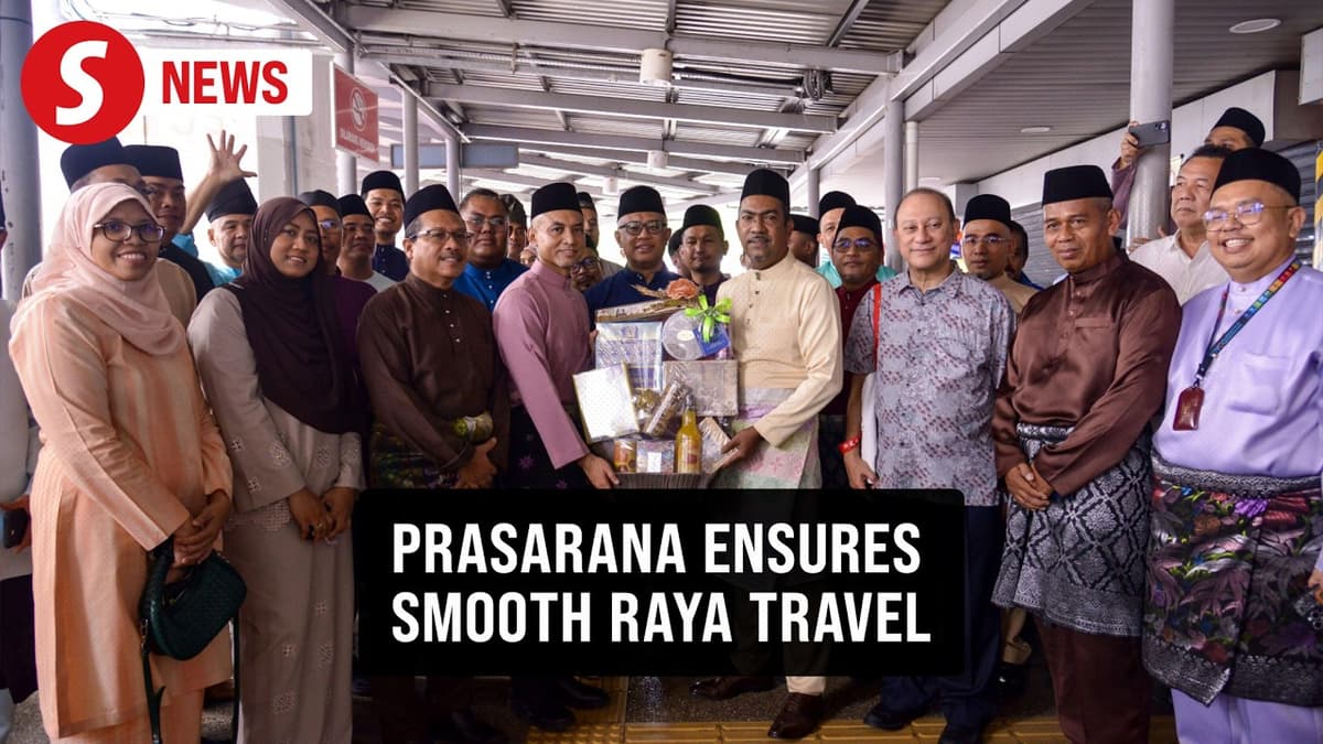 Prasarana: 3,200 Staff on Duty to Ensure Smooth Operations During Hari Raya Celebrations