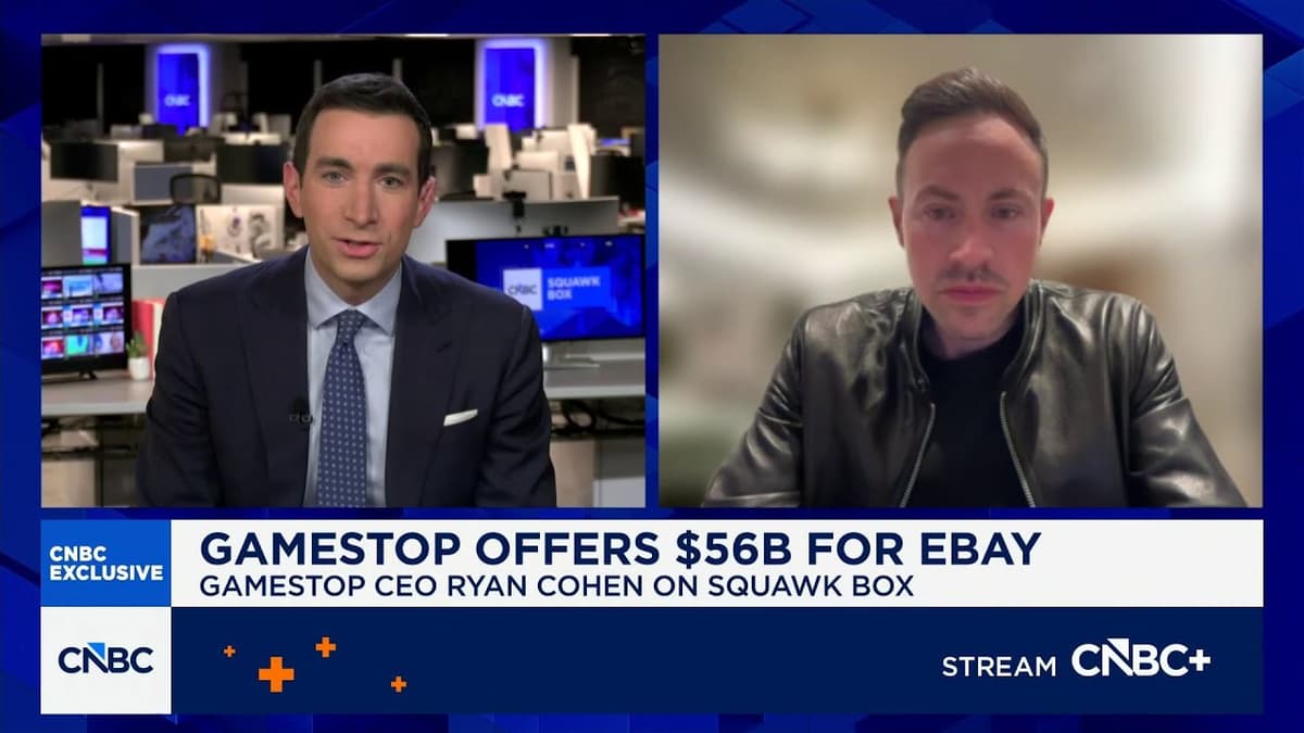 GameStop CEO Ryan Cohen $56B eBay Offer: 'An Opportunity to Build a Much Larger Business'