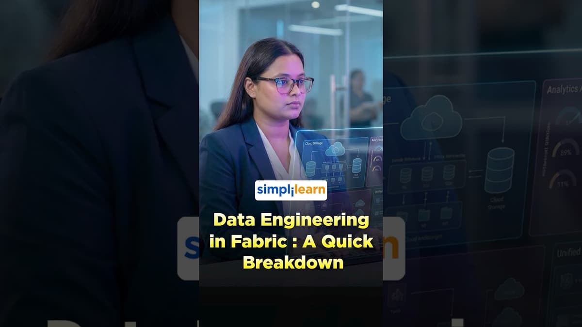 Why Microsoft Fabric Matters | Data Engineering in Microsoft Fabric Explained | #Shorts #Simplilearn