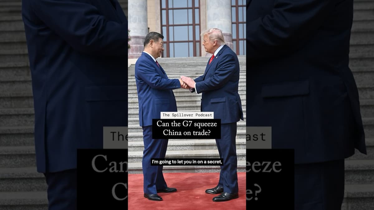 Can the G7 Squeeze China on Trade?