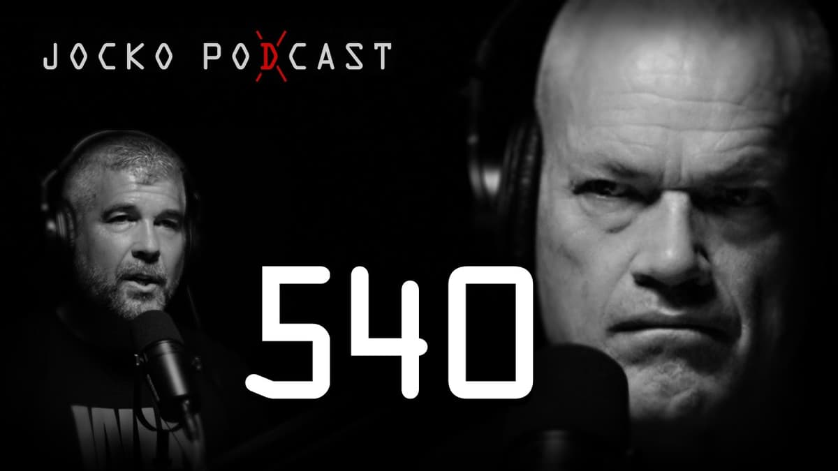 Jocko Podcast 540: Saved By The Corps. From A Path of Destruction, to Success. With Ben Ingram.